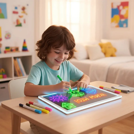 Pizarra Mágica Led + Marcadores