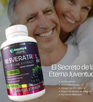 Resveratrol capsulas x 100