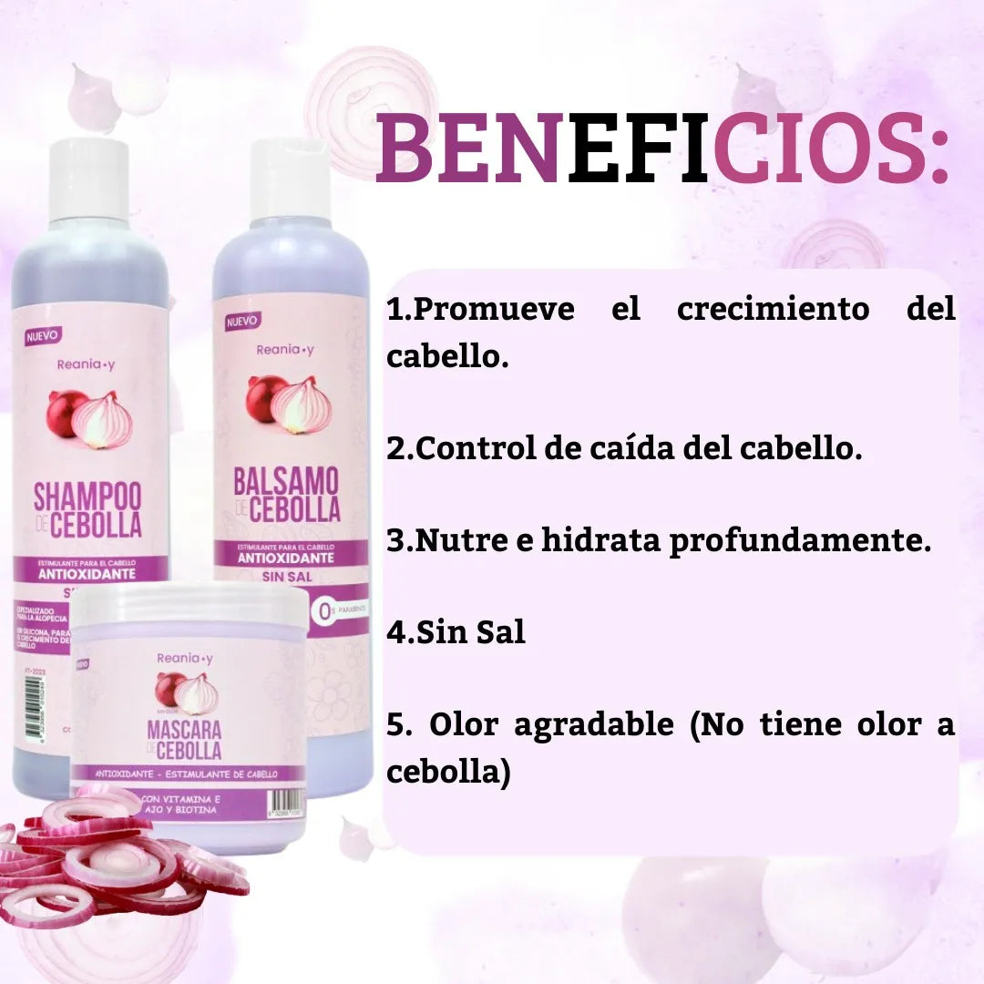PACK Shampoo + Balsamo De Cebolla