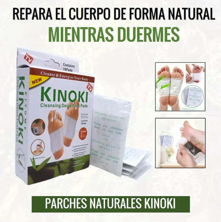 Parches Kinokis desintoxicantes
